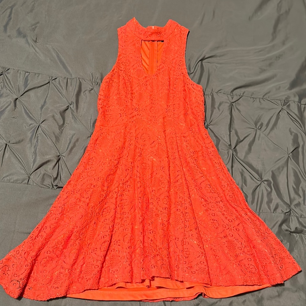 Bright Orange Dress